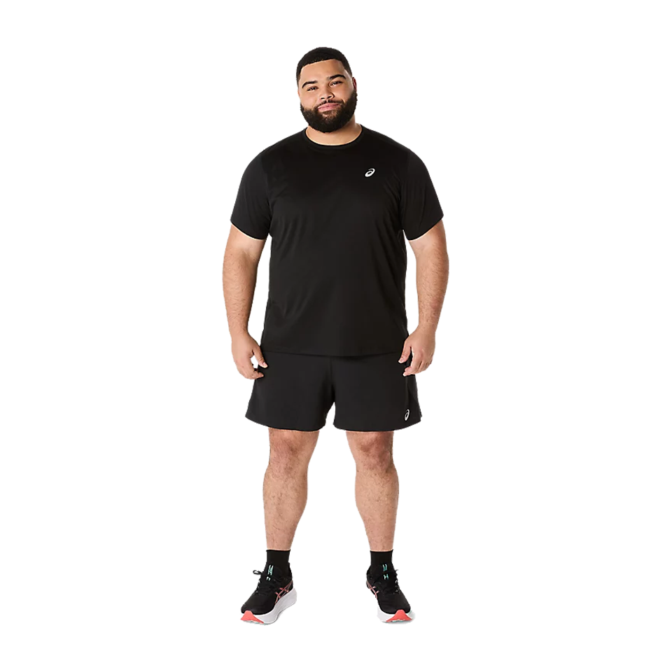 ASICS Men's ROAD 5" Short Black