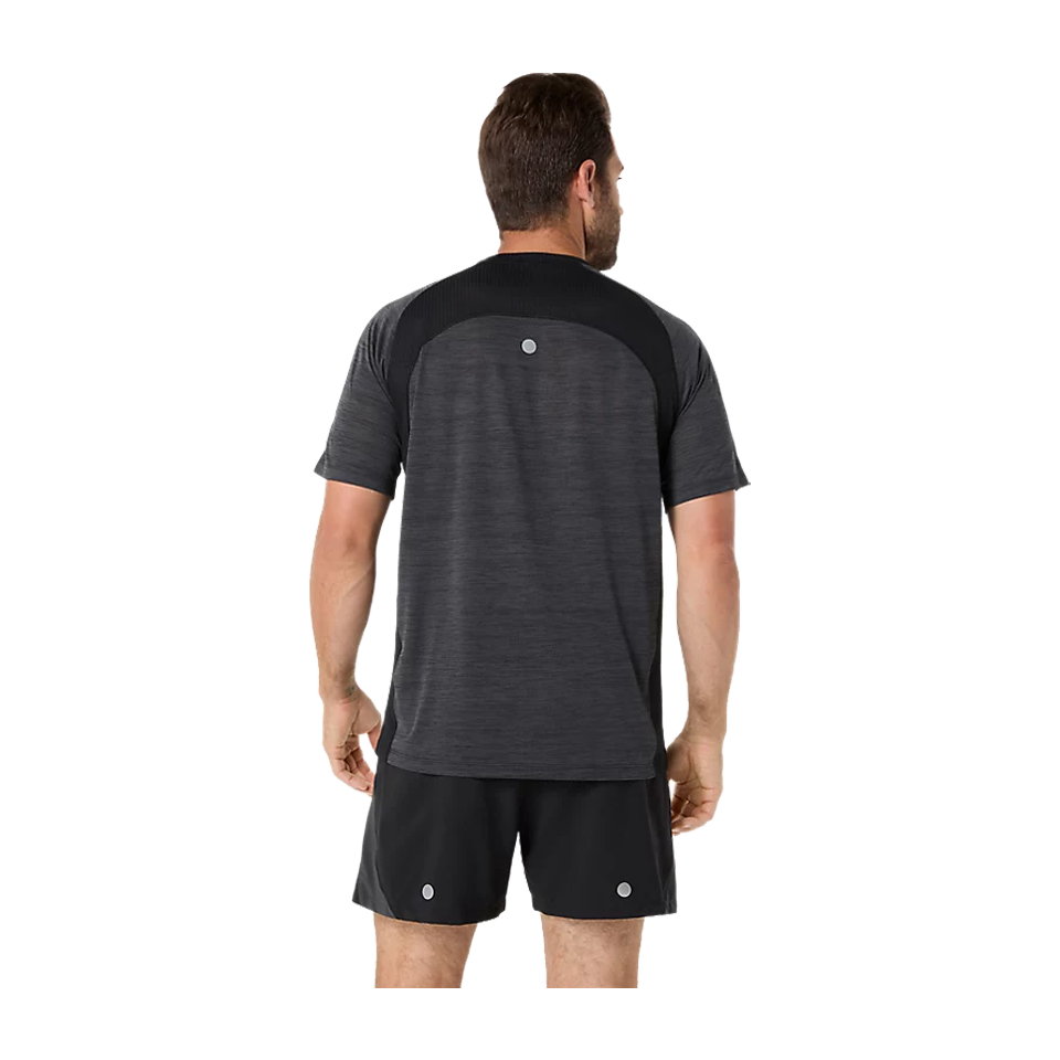 ASICS Men's ROAD SS Top Black
