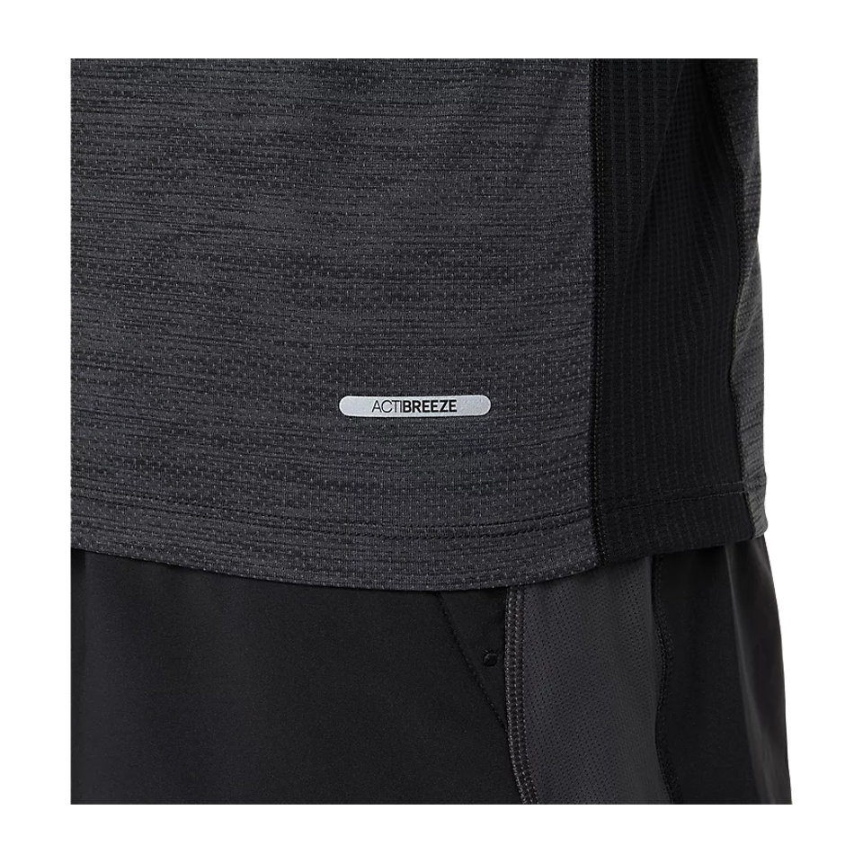 ASICS Men's ROAD SS Top Black