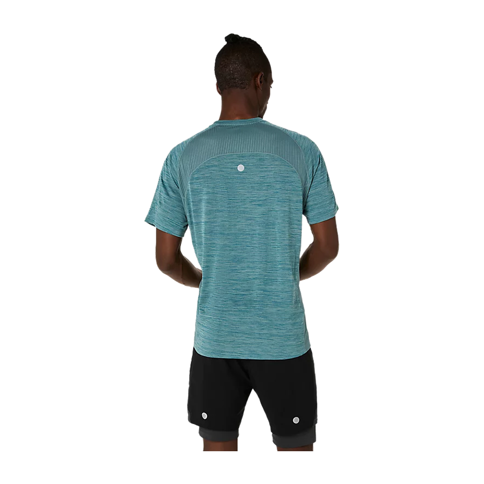 ASICS Men's ROAD SS Top Foggy Teal