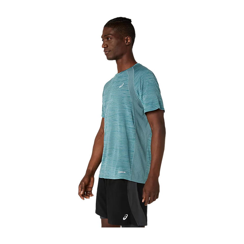 ASICS Men's ROAD SS Top Foggy Teal