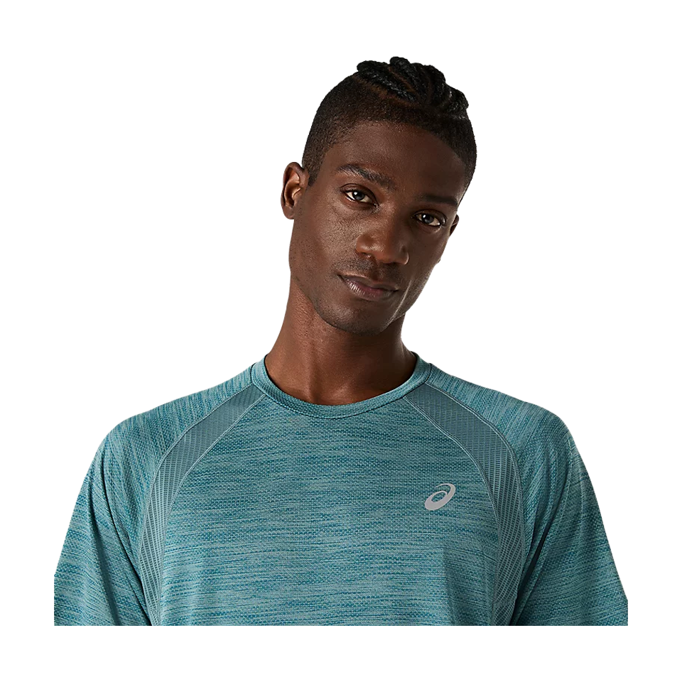 ASICS Men's ROAD SS Top Foggy Teal