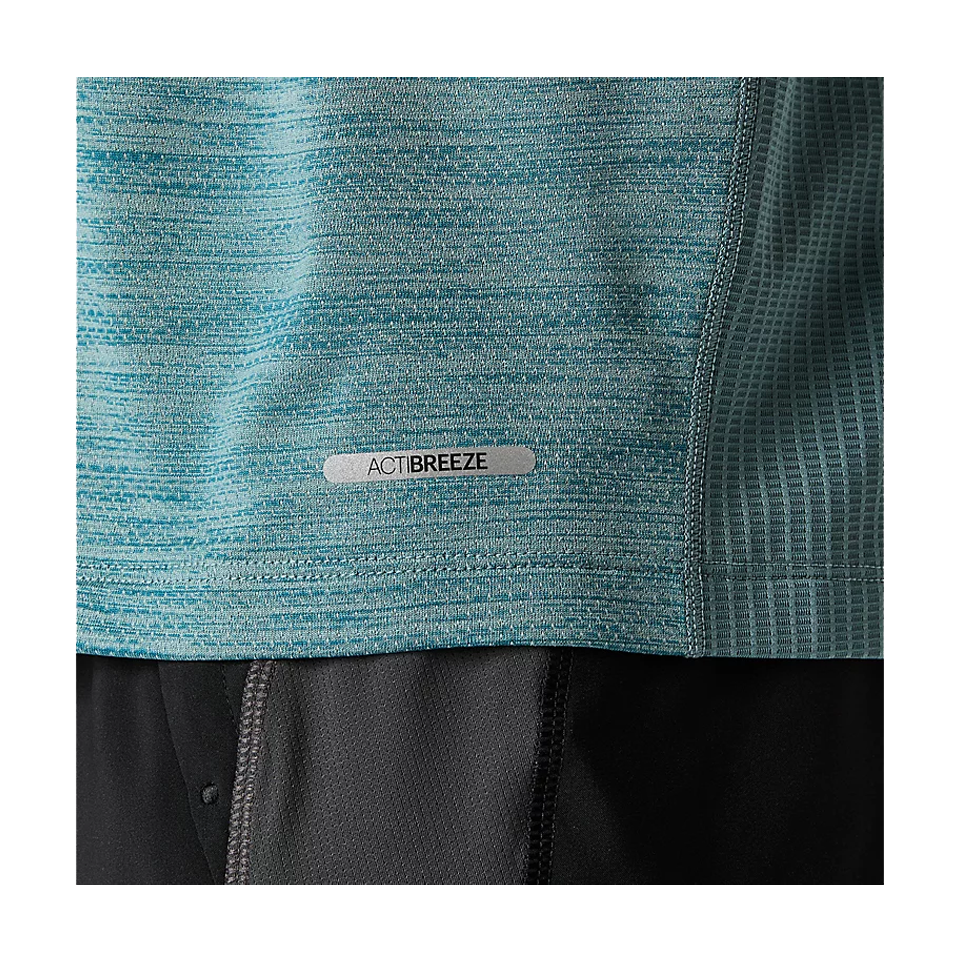 ASICS Men's ROAD SS Top Foggy Teal