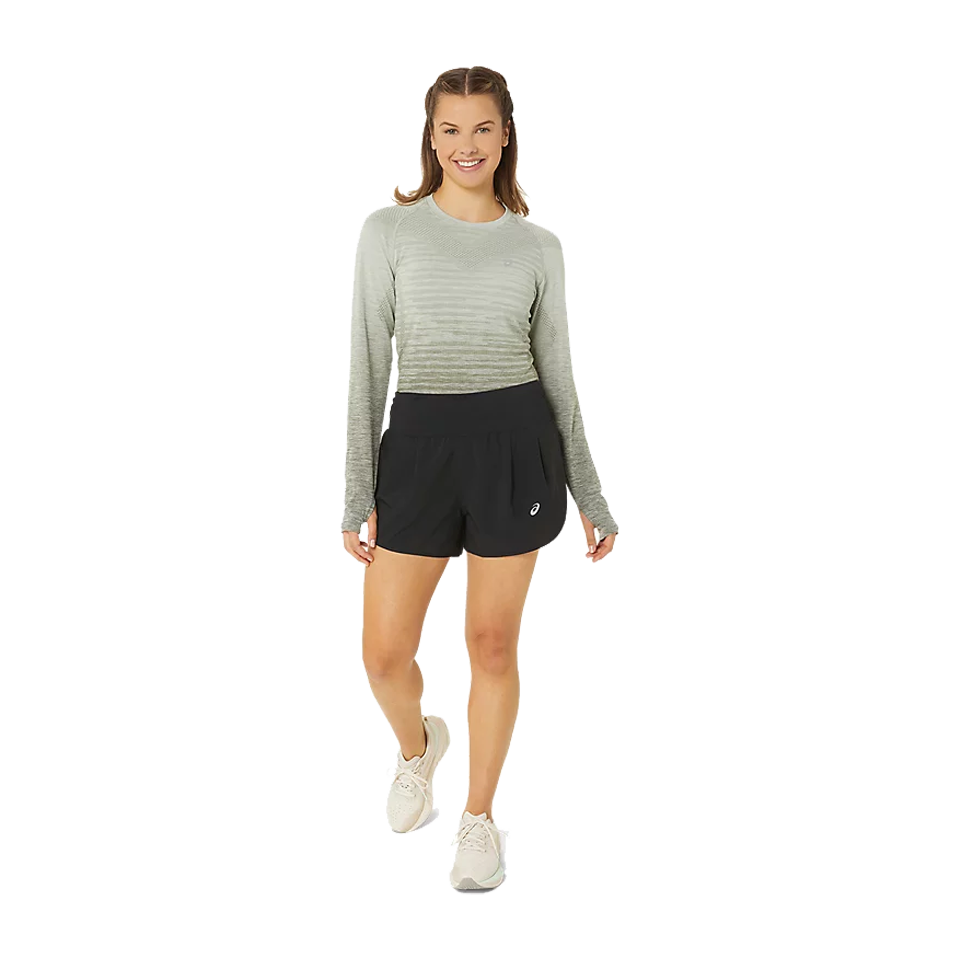 ASICS Women's ROAD 3.5" Short Performance Black