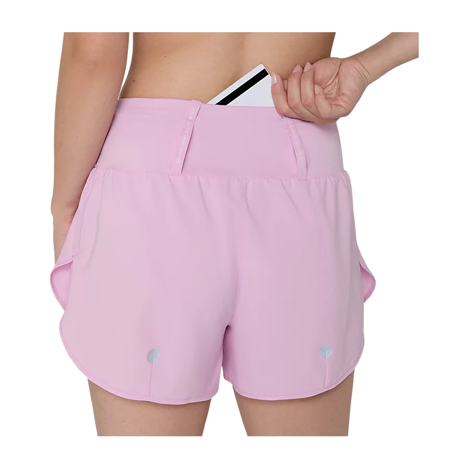 ASICS Women's ROAD 3.5" Short Hazy Lilac