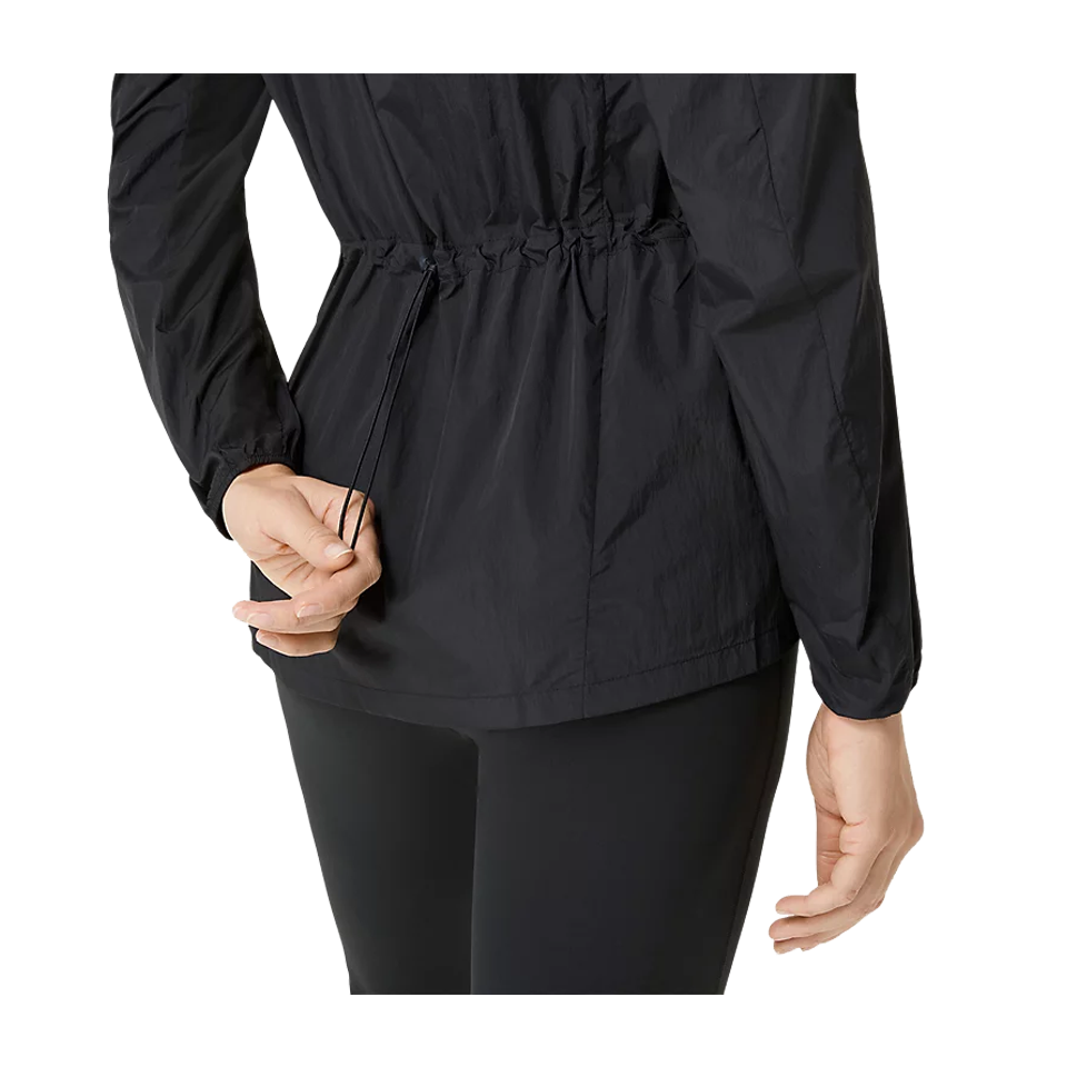 ASICS Women's ROAD PACKABLE JACKET Black