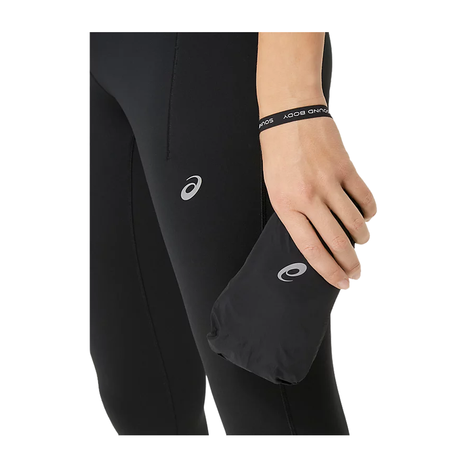 ASICS Women's ROAD PACKABLE JACKET Black