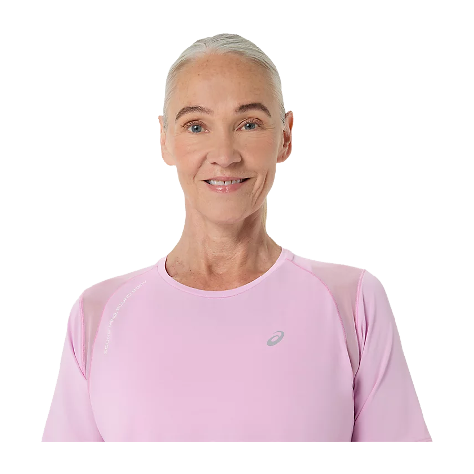 ASICS Women's ROAD SS Top Hazy Lilac