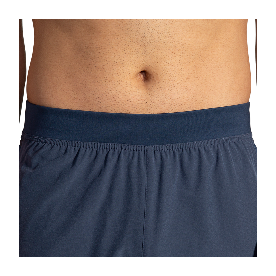 Brooks Men's Sherpa 5" 2-in-1 Short Slate Blue