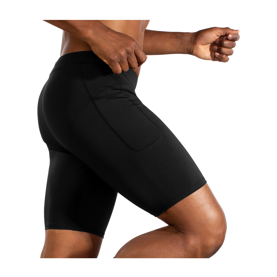 Brooks Men's Source 9" Short Tight Black