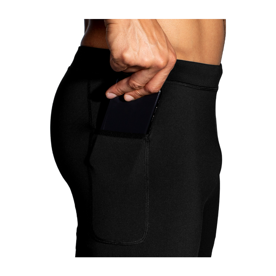 Brooks Men's Source 9" Short Tight Black