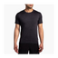 Brooks Men's Luxe Short Sleeve Heather Deep Black