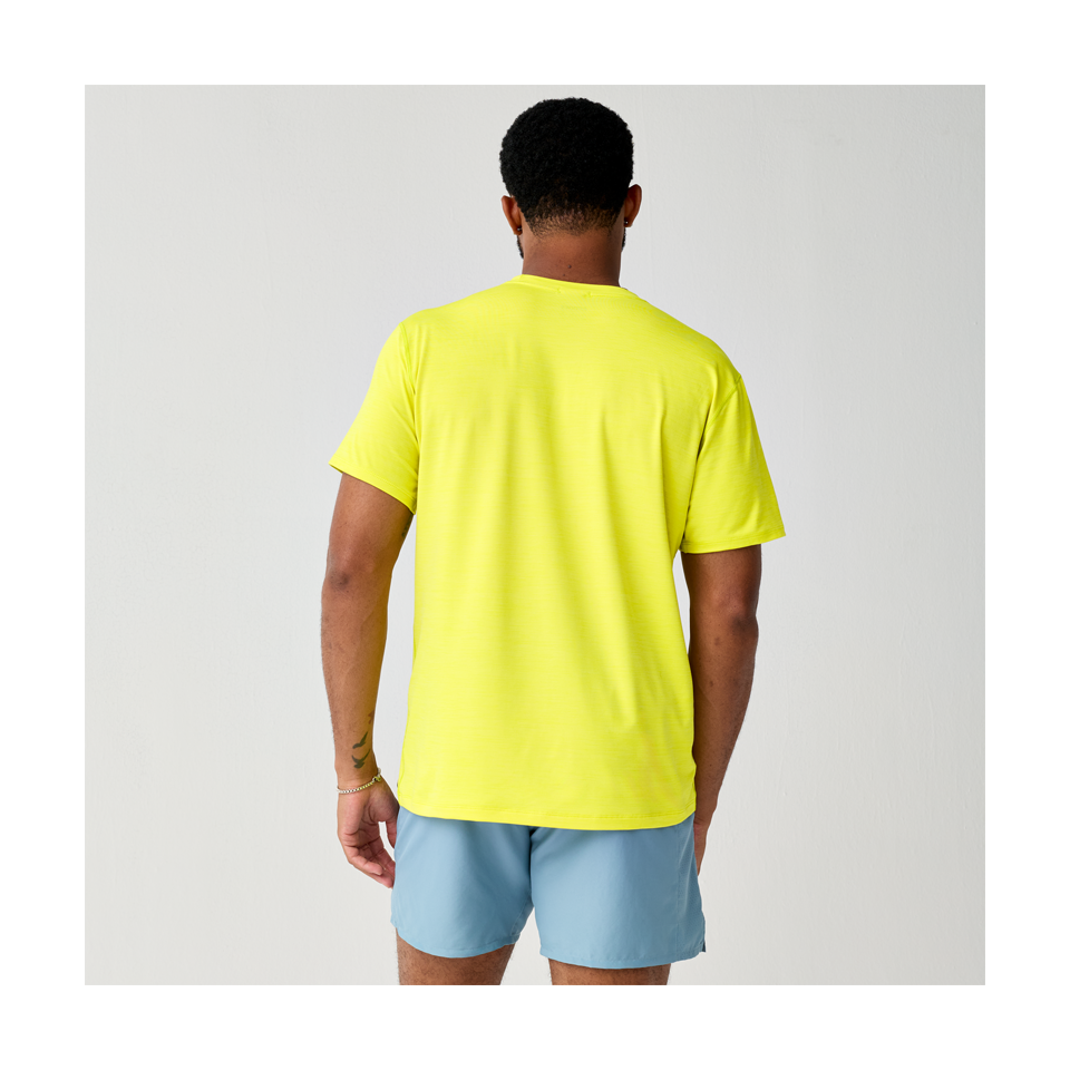 Brooks Men's Luxe Short Sleeve Lichen