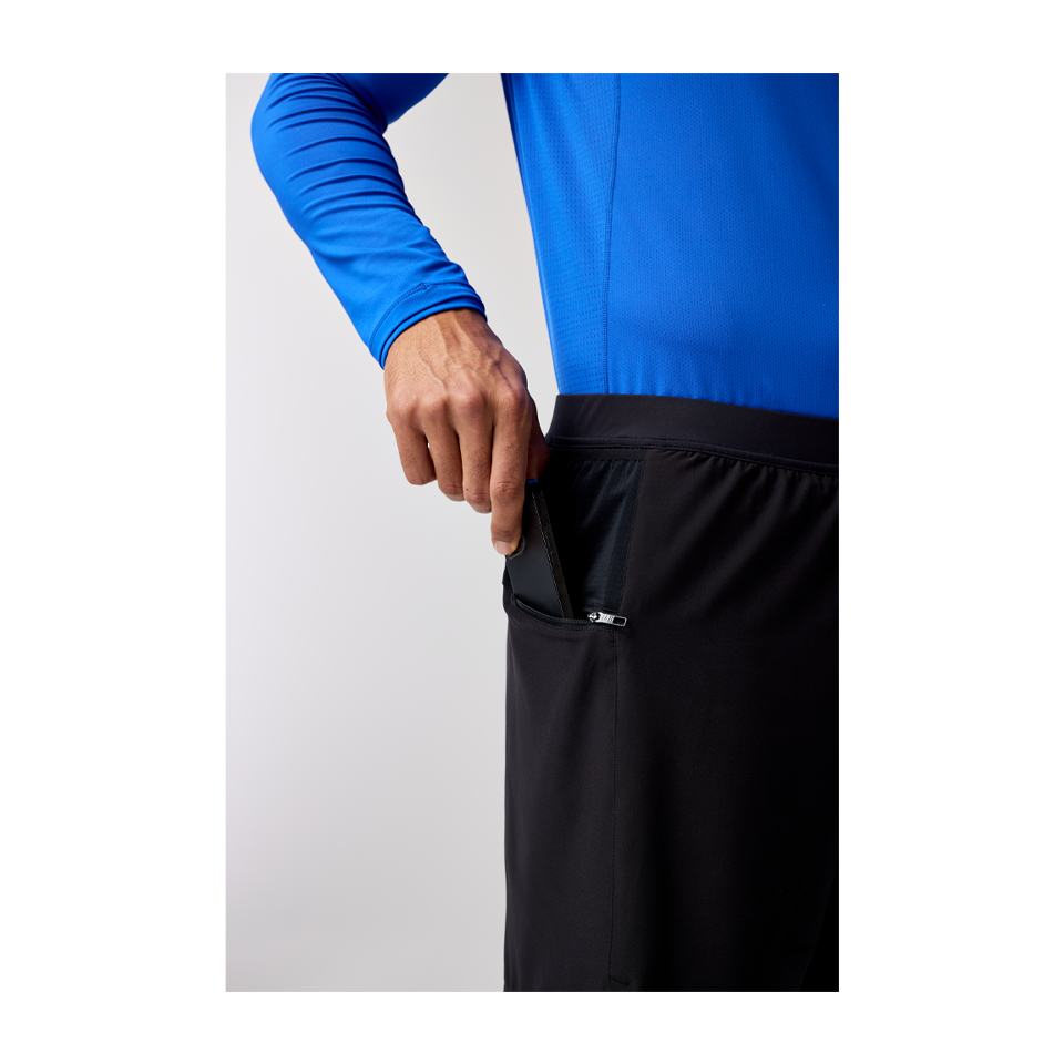 Brooks Men's Journey 7" 2-in-1 Short Black