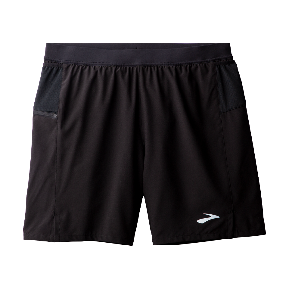 Brooks Men's Journey 7" 2-in-1 Short Black