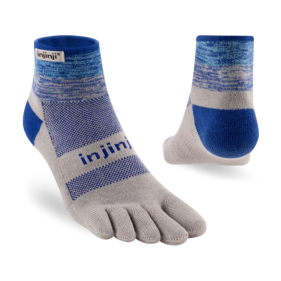 Injinji Trail Midweight Mini‑Crew Neptune