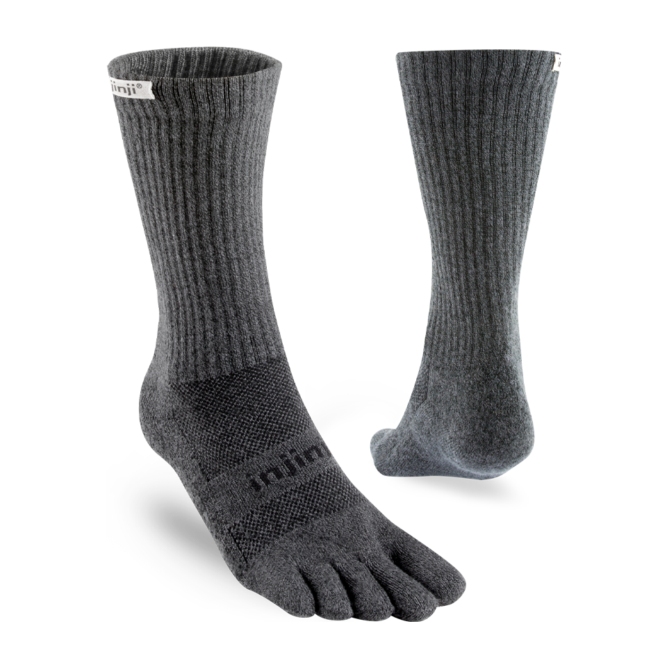 Injinji Trail Midweight Crew Granite