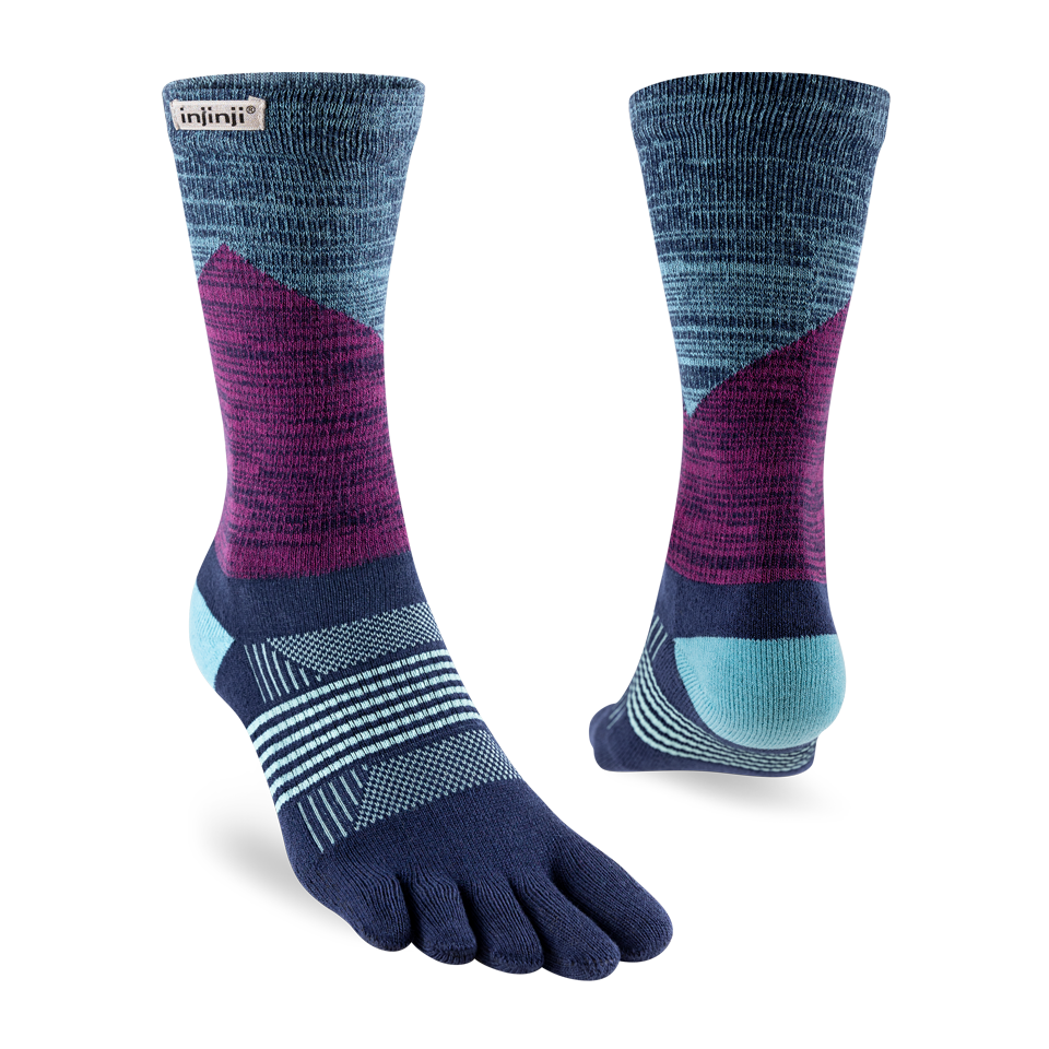 Injinji Women's Trail Midweight Crew Twilight