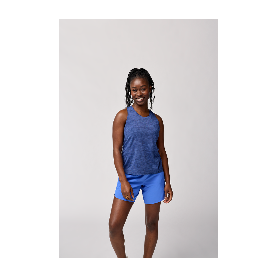 Brooks Women's Luxe Tank Heather Midnight