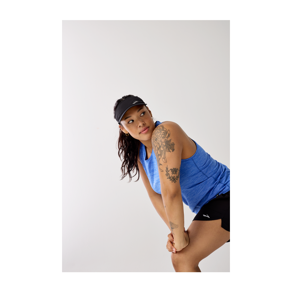 Brooks Women's Luxe Tank Heather Bluebell
