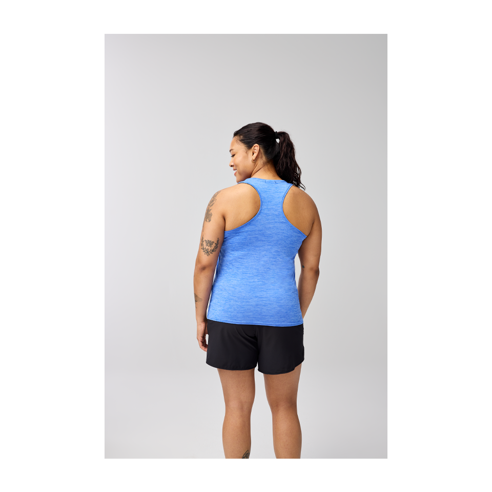 Brooks Women's Luxe Tank Heather Bluebell
