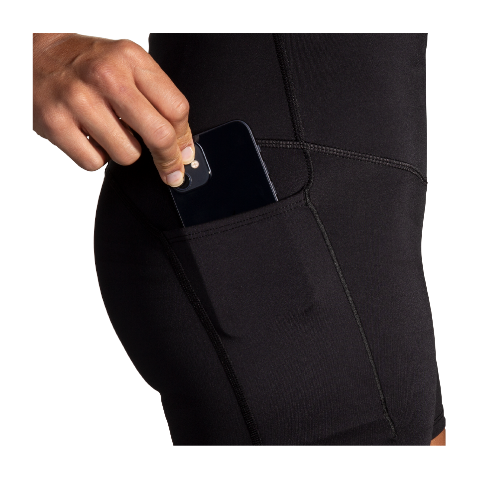 Brooks Women's Spark 5" Short Tight Black