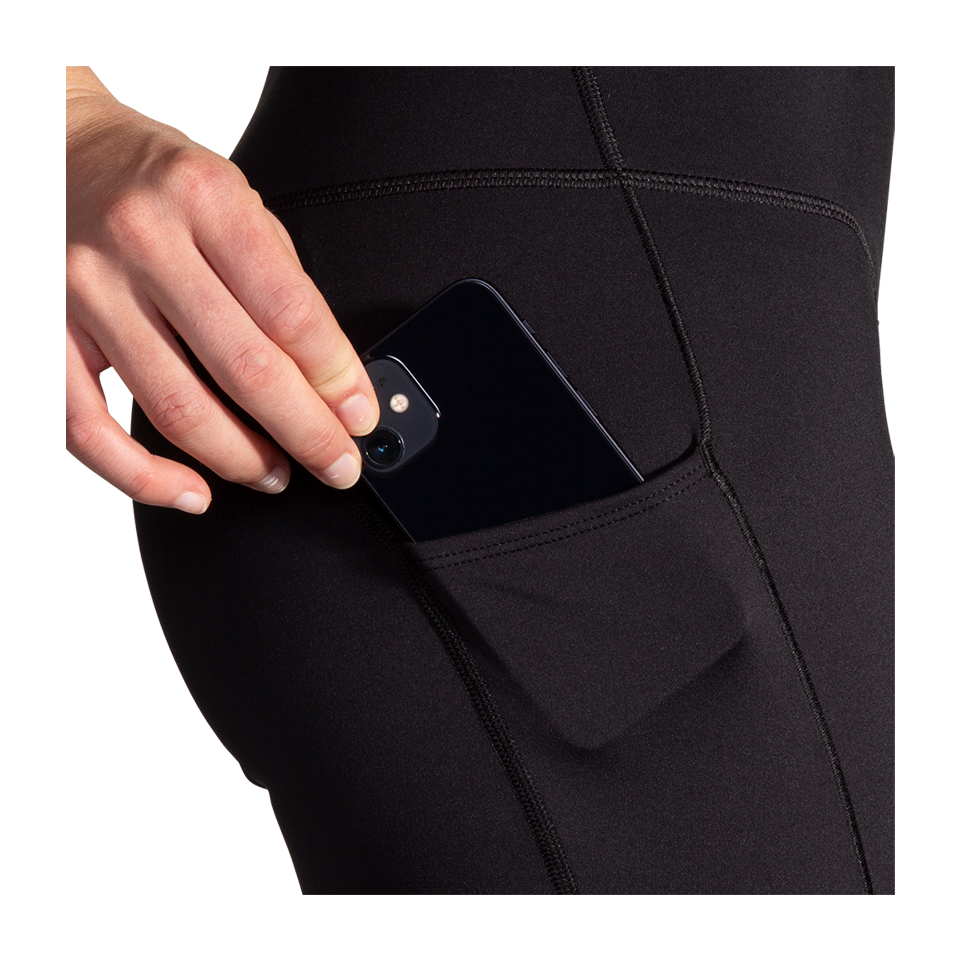 Brooks Women's Spark 8" Short Tight Black