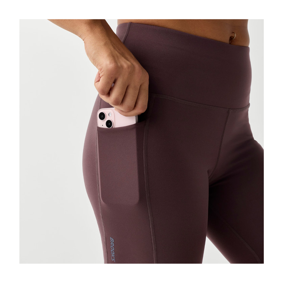Brooks Women's Chaser 7" Short Tight Cocoa