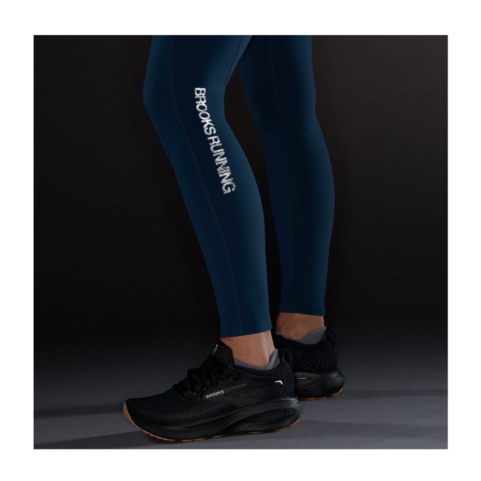 Brooks Women's Thermal Reflective Tight Indigo/Reflective