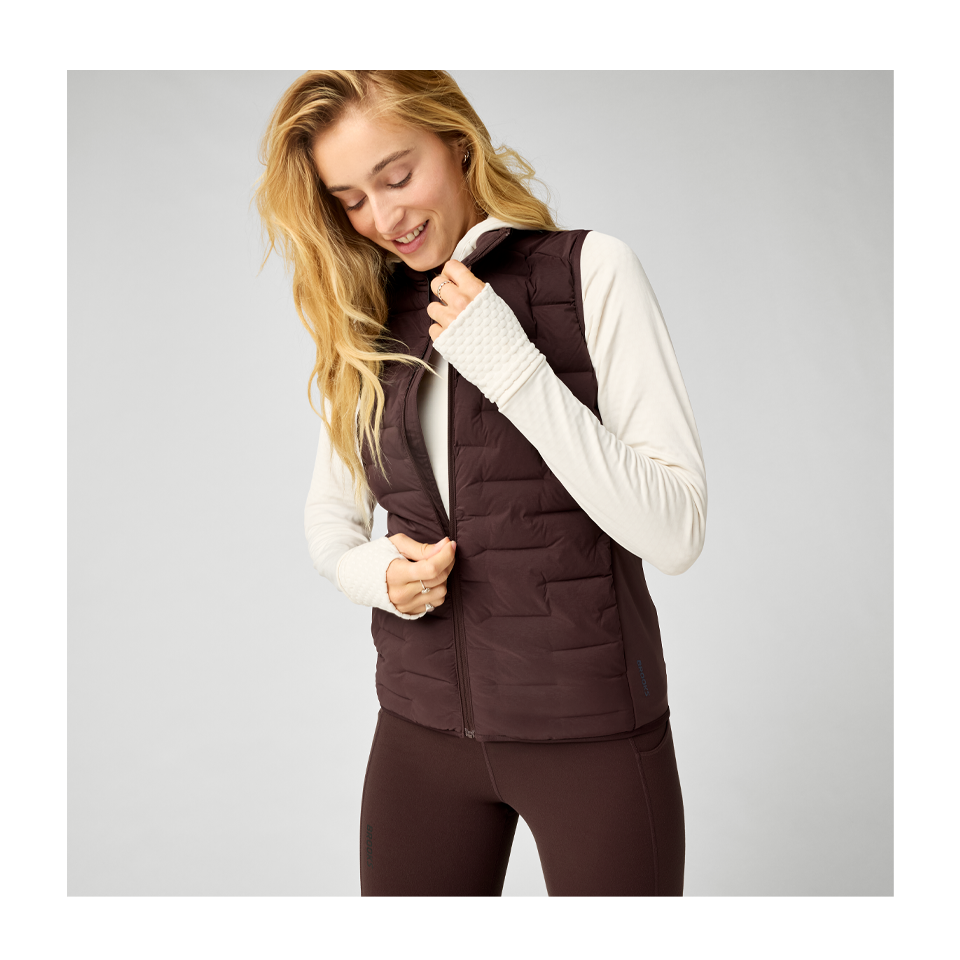 Brooks Women's Momentum Thermal Vest Cocoa