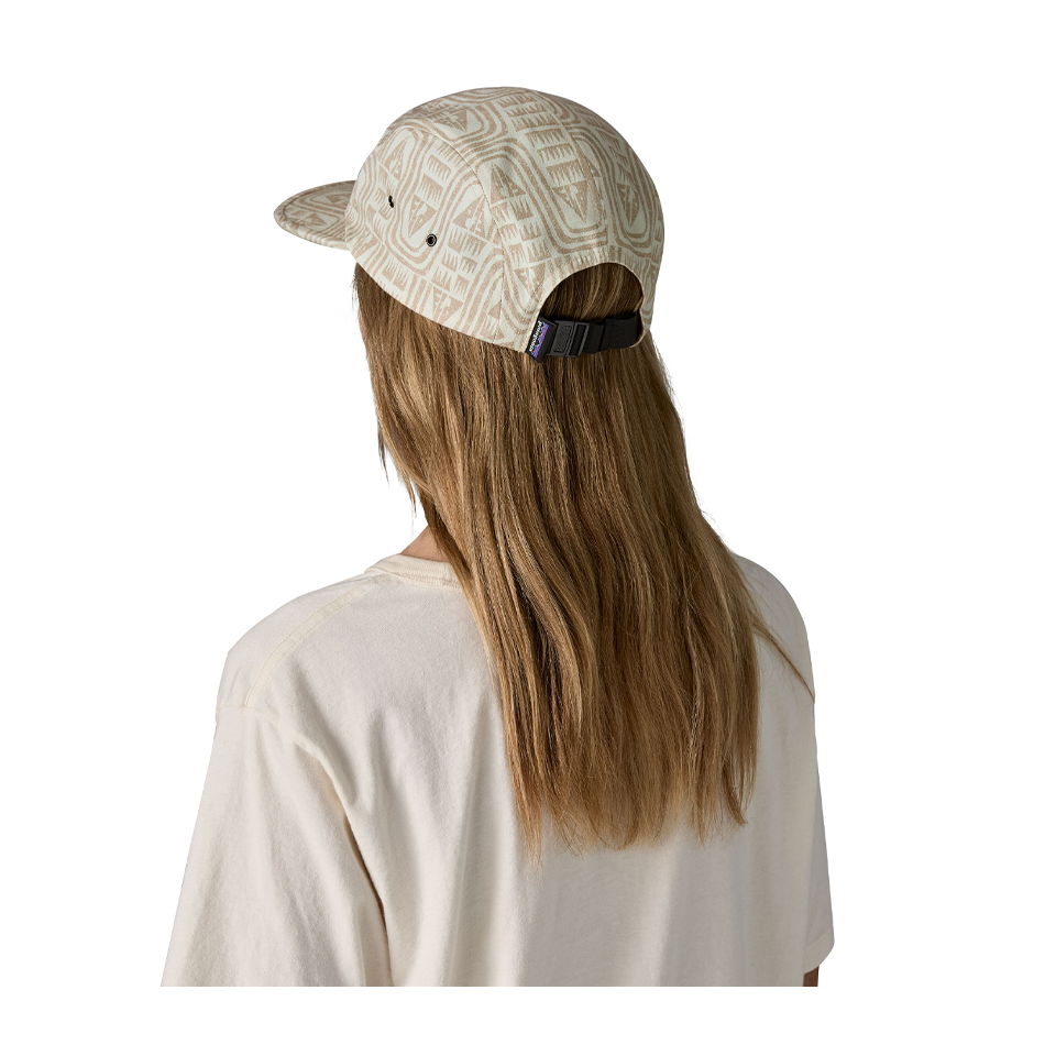 Patagonia P-6 Label Maclure Hat Flow: Dyno White