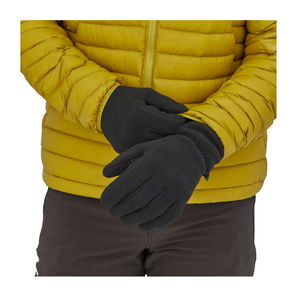 Patagonia Synchilla Fleece Gloves Black