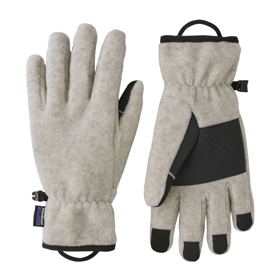 Patagonia Synchilla Fleece Gloves Oatmeal Heather