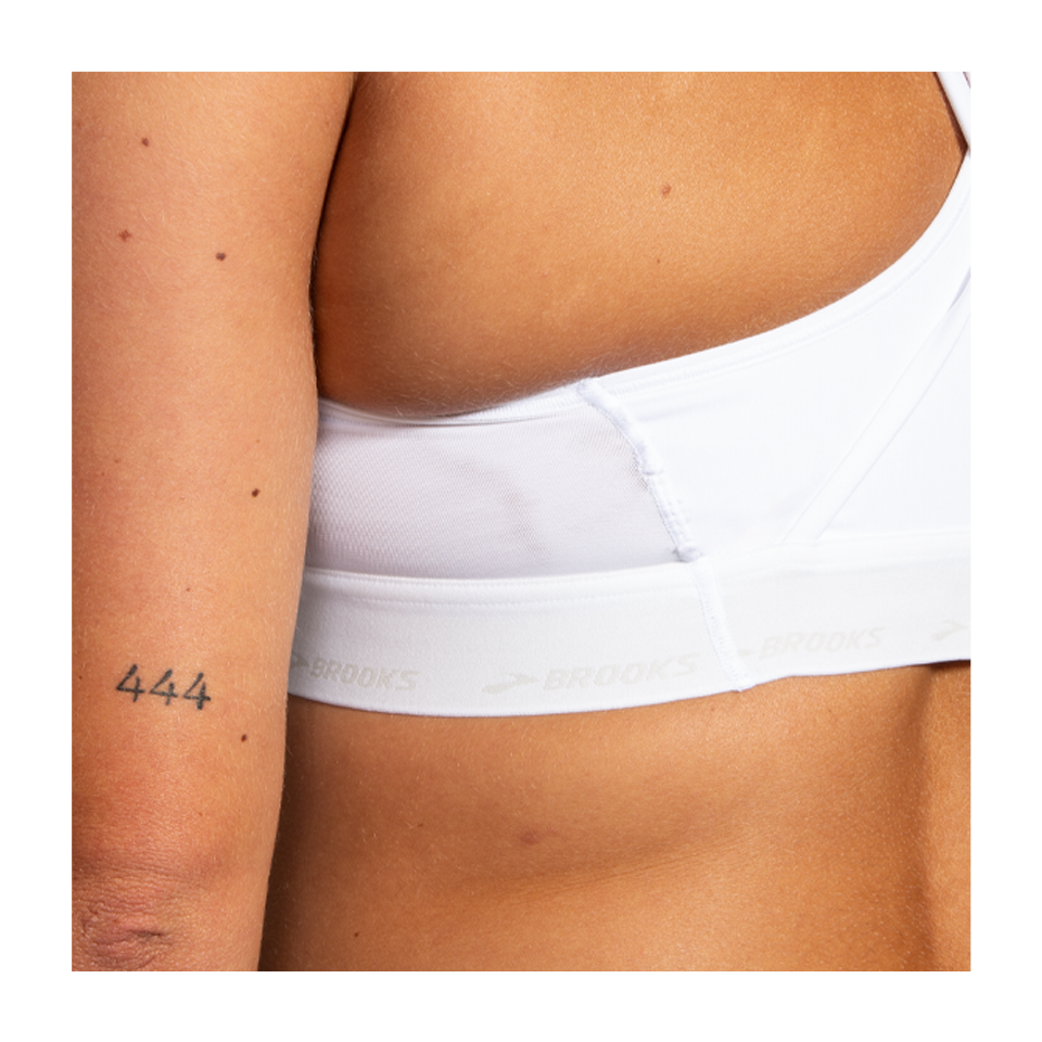 Brooks Women's Plunge 3.0 Sports Bra White