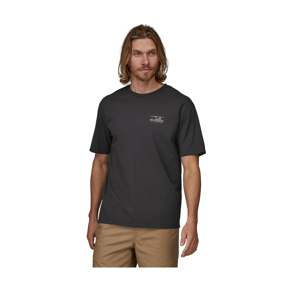 Patagonia Men's '73 Skyline Organic T-Shirt Ink Black