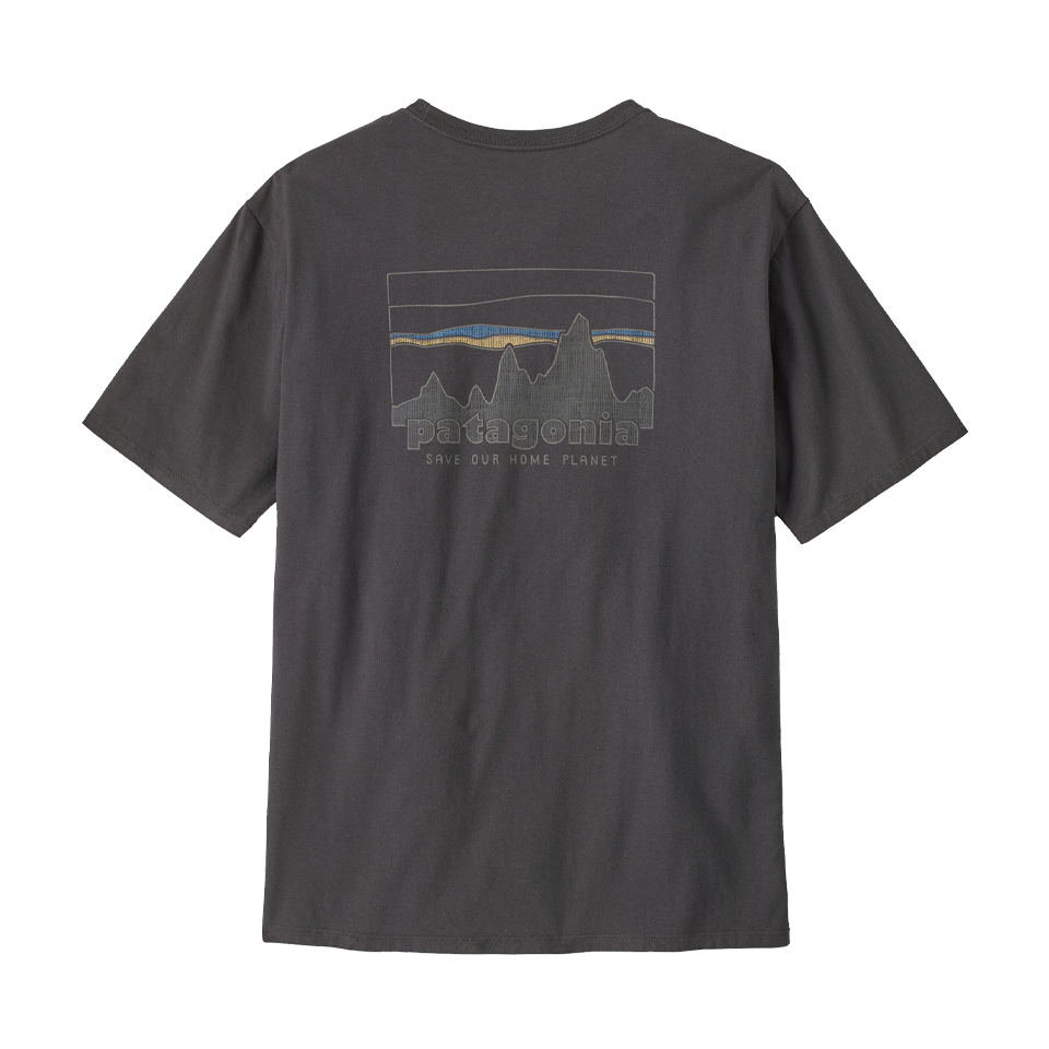 Patagonia Men's '73 Skyline Organic T-Shirt Ink Black