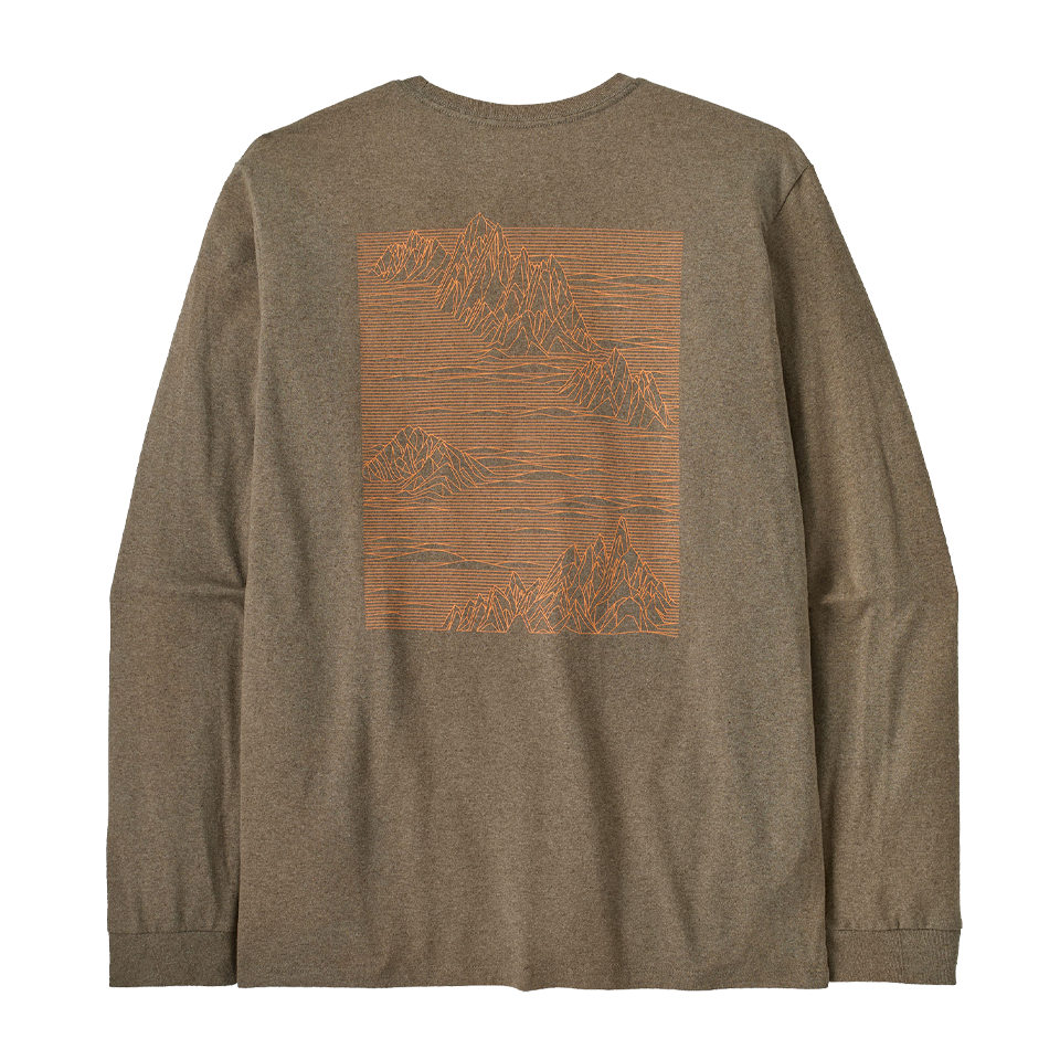 Patagonia Men's Long-Sleeved Strataspire Responsibili-Tee Wing Grey