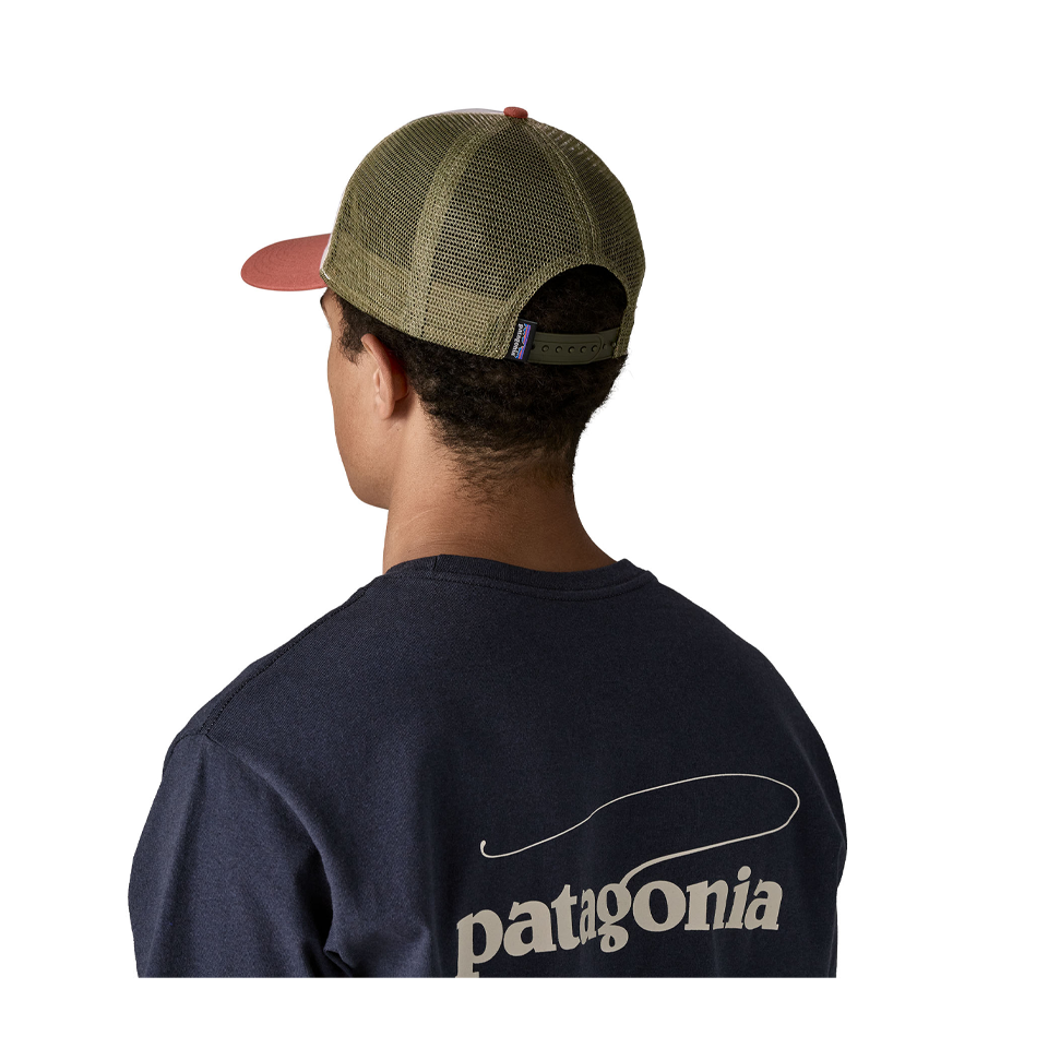 Patagonia P-6 Logo LoPro Trucker Birch White