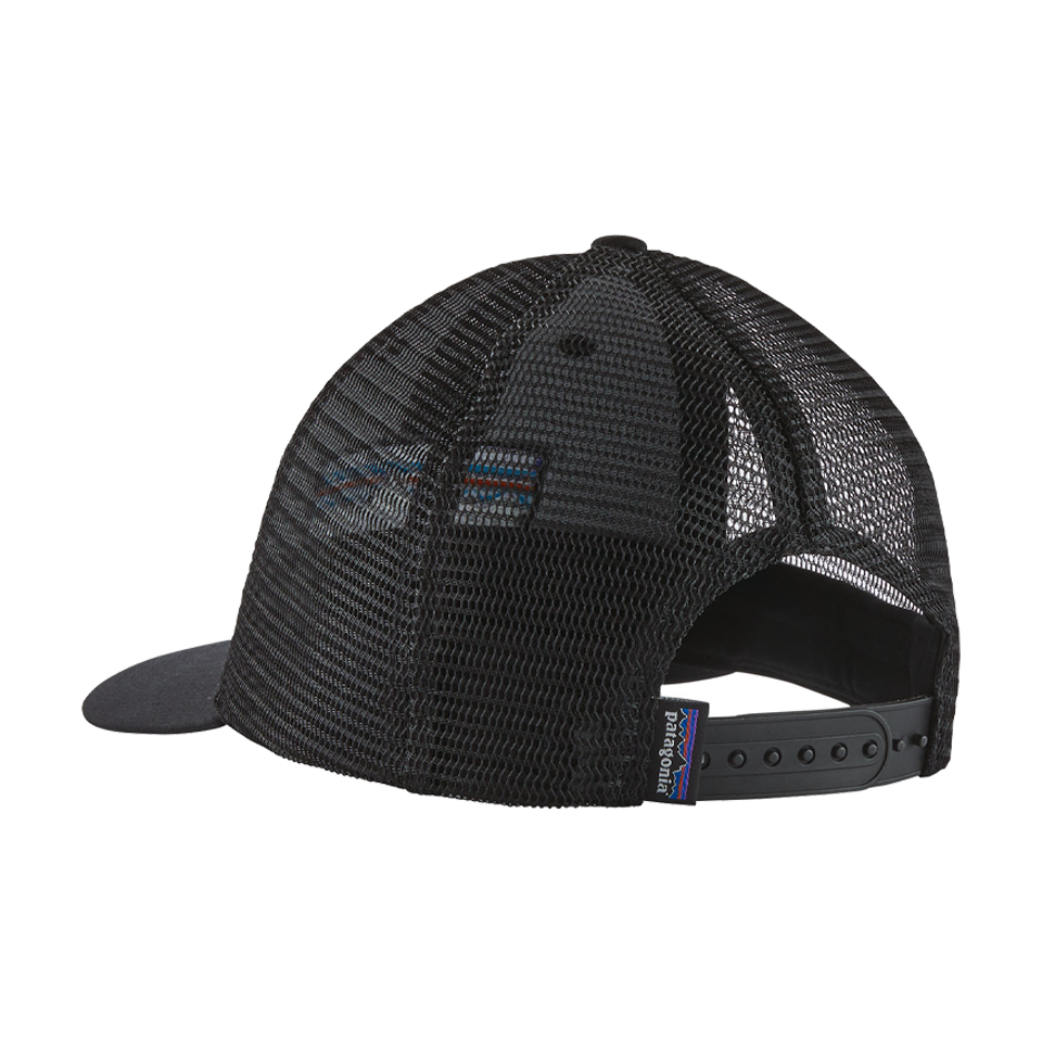 Patagonia P-6 Logo LoPro Trucker Hat Black
