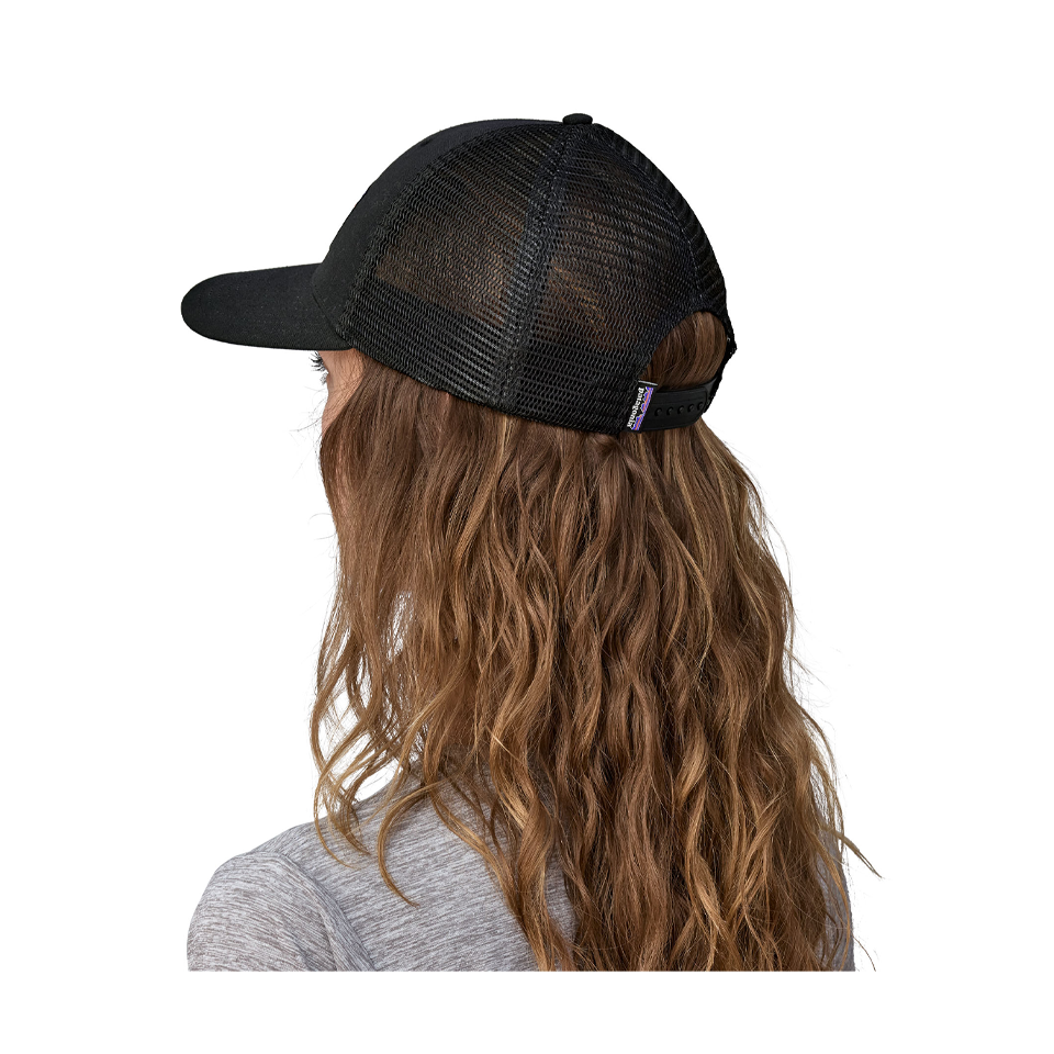 Patagonia P-6 Logo LoPro Trucker Hat Black