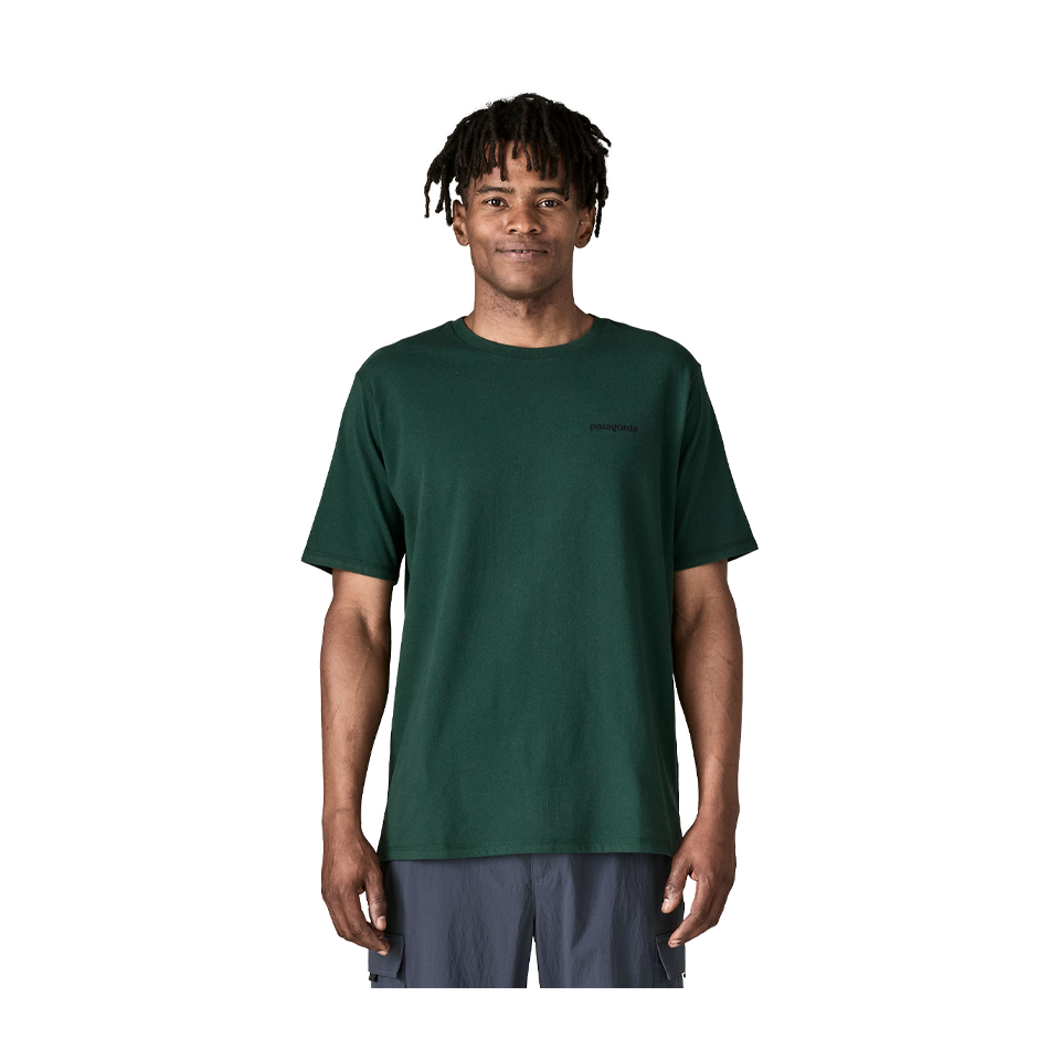 Patagonia Men's P-6 Logo Responsibili-Tee Cascade Green