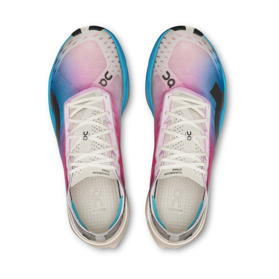 On Men's Cloudboom Strike White/Horizon