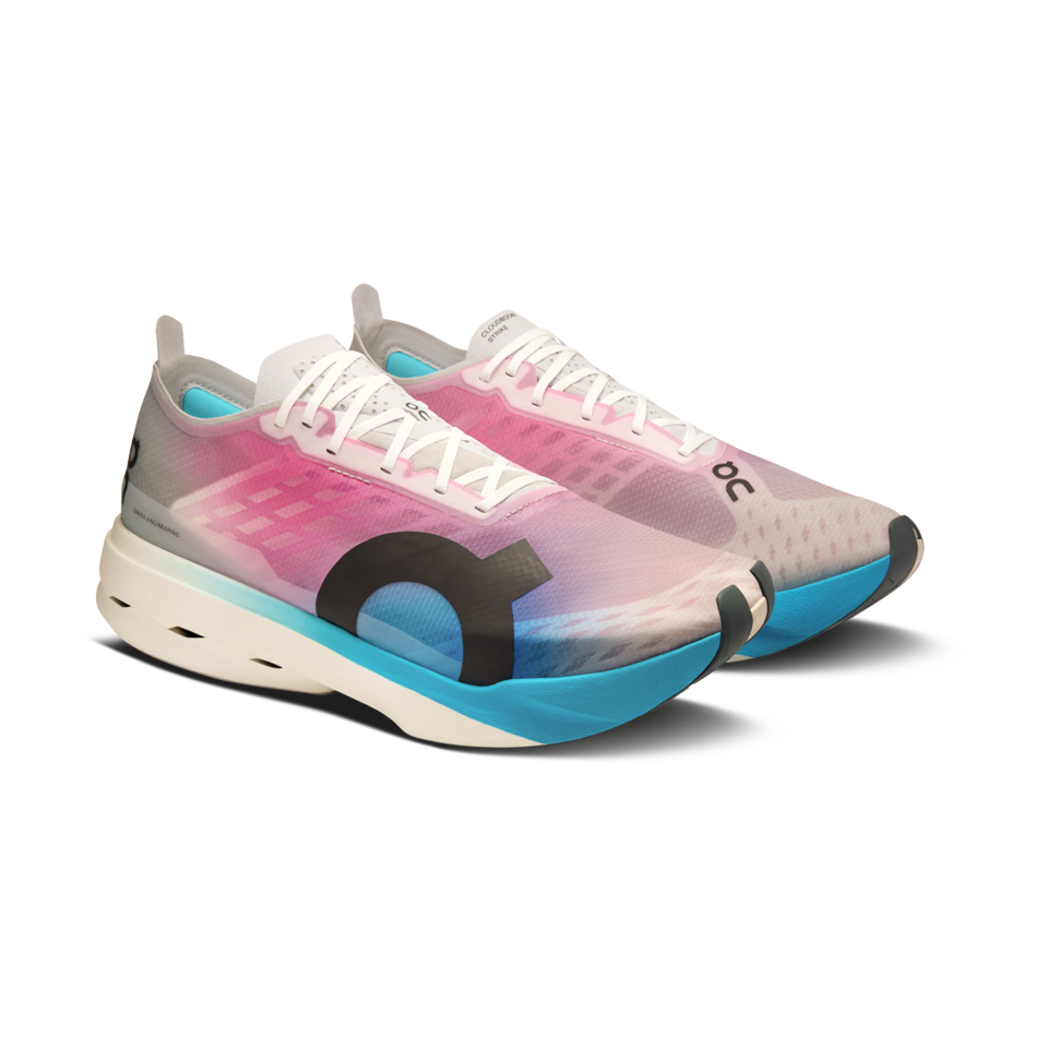 On Men's Cloudboom Strike White/Horizon