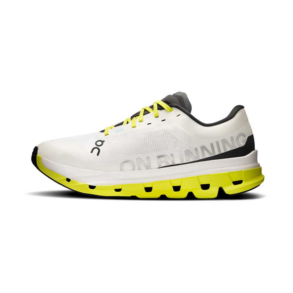 On Men's Cloudflow 5 White/Lime