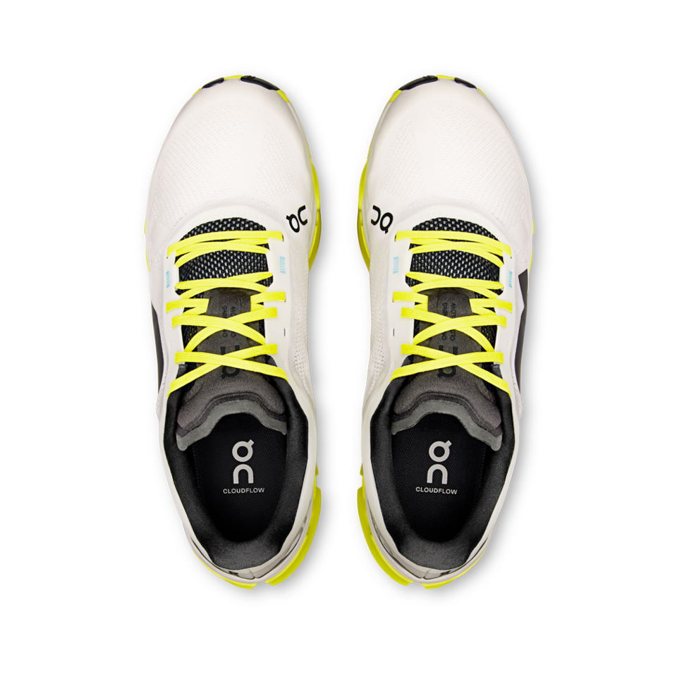 On Men's Cloudflow 5 White/Lime