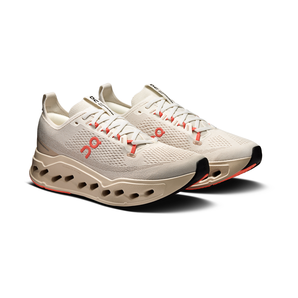 On Men's Cloudsurfer Max Ivory/Salmon