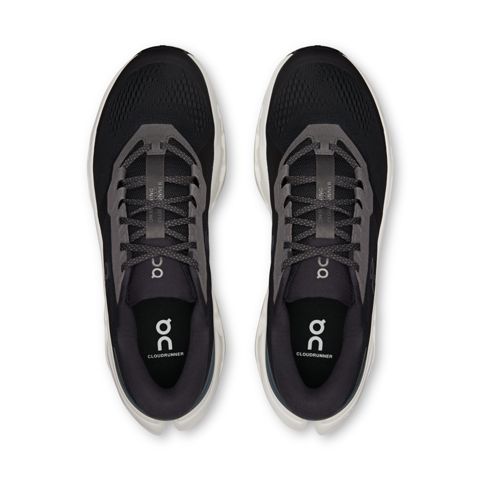 On Men's Cloudrunner 3 Black/Ivory
