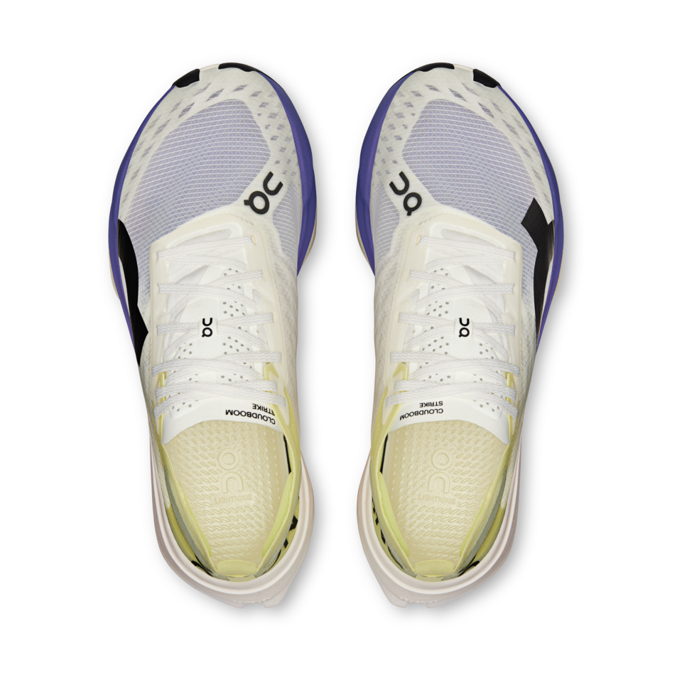 On Women's Cloudboom Strike Juniper/Limelight