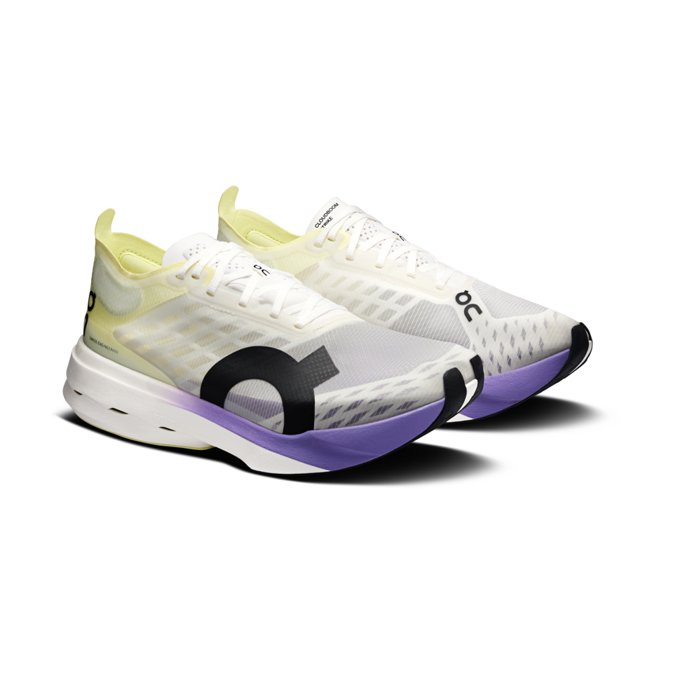 On Women's Cloudboom Strike Juniper/Limelight