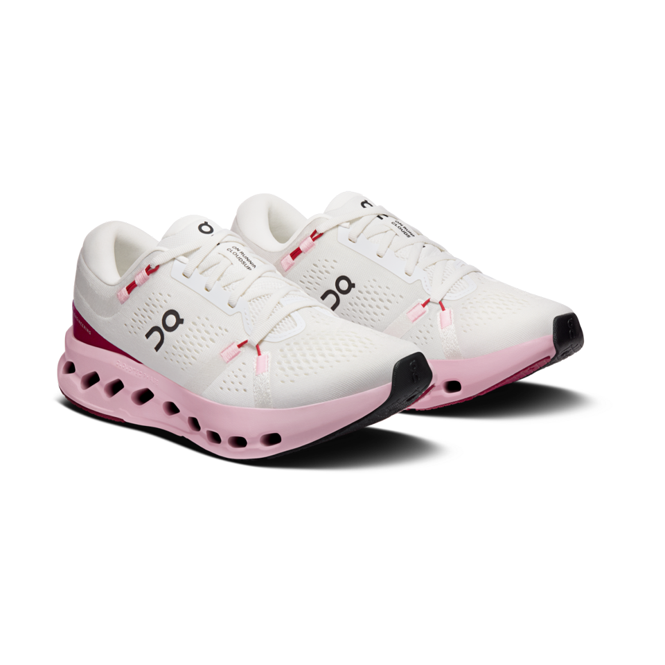 On Women's Cloudsurfer 2 Ivory/Peony